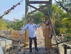 Membangun Konektivitas di Garut Selatan, Bupati Rudy Tinjau Jembatan dan Jalan di Gunamekar