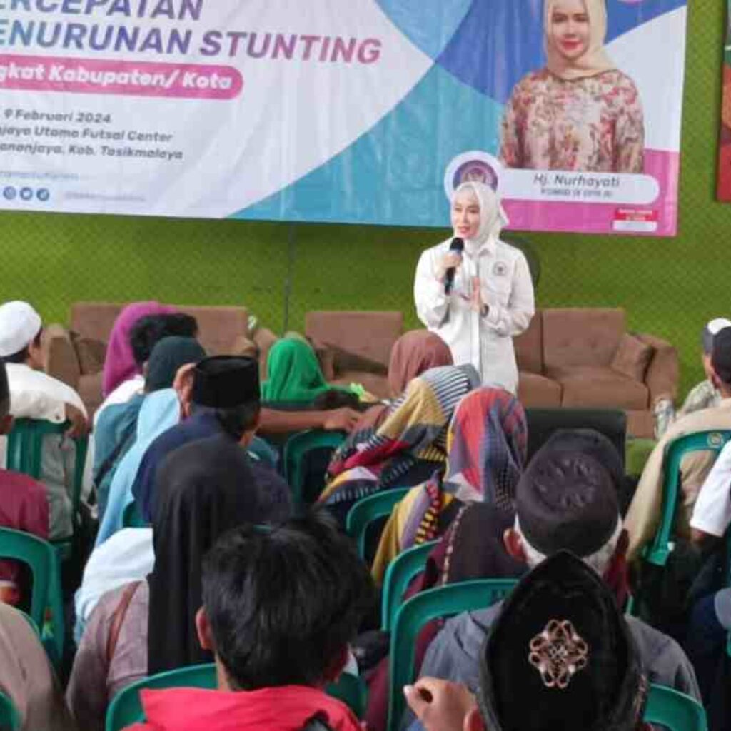 Kampanye Stunting, Kolaborasi BKKBN-Hj Nurhayati di Manonjaya Tasikmalaya